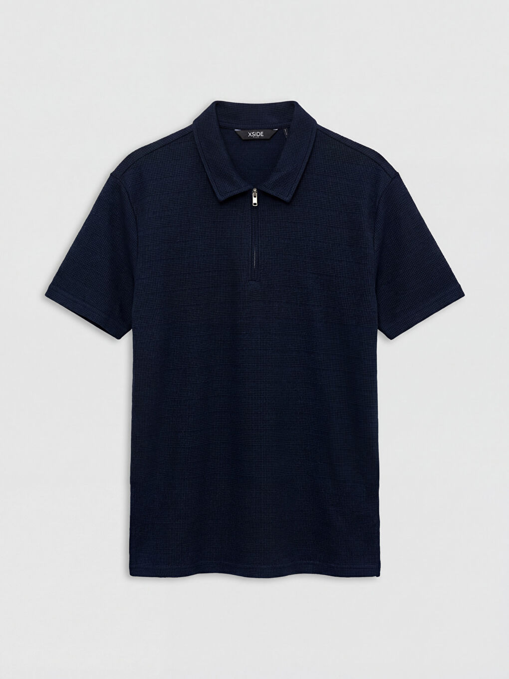 Polo Neck Short Sleeve Men's T-Shirt-5