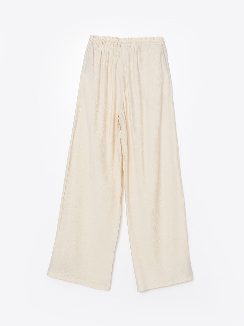 Teksturisane pantalone za žene sa elastičnim strukom -S5DK03Z8-YSB