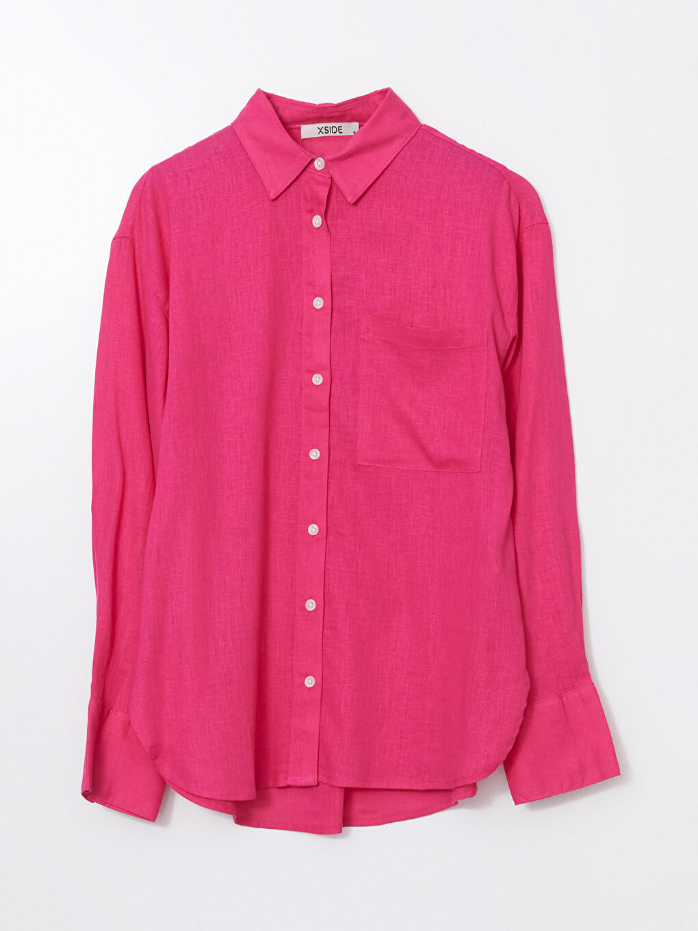 Linen Blend Women's Shirt -S5DK04Z8-DTZ