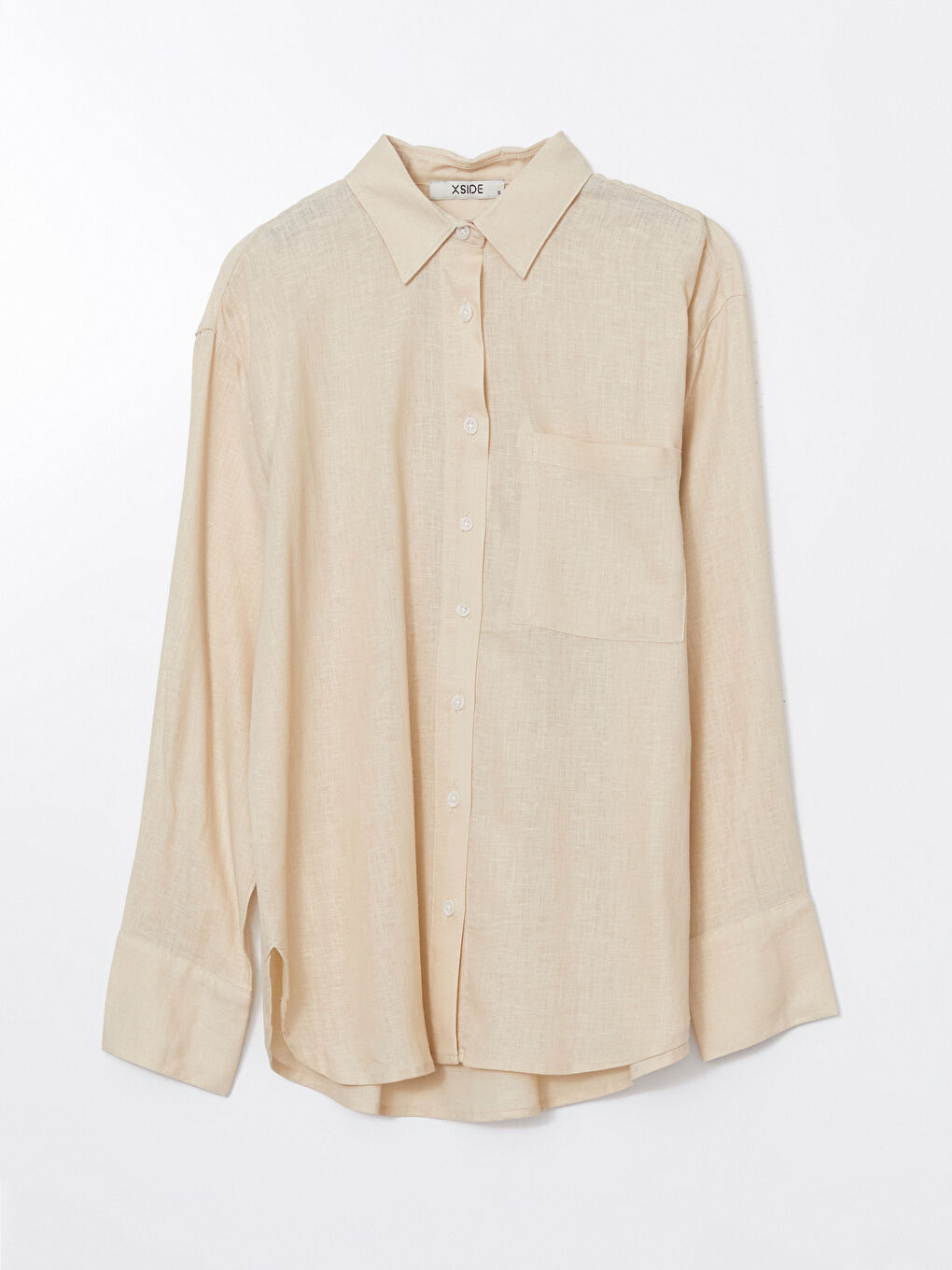 Linen Blend Women's Shirt -S5DK04Z8-VHM