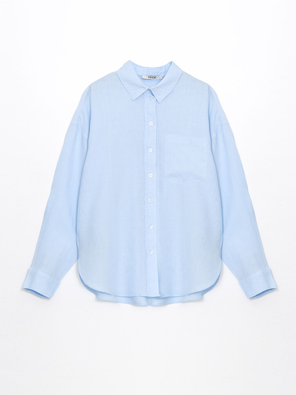 Oversize Linen Women's Shirt -S5DK06Z8-CSV