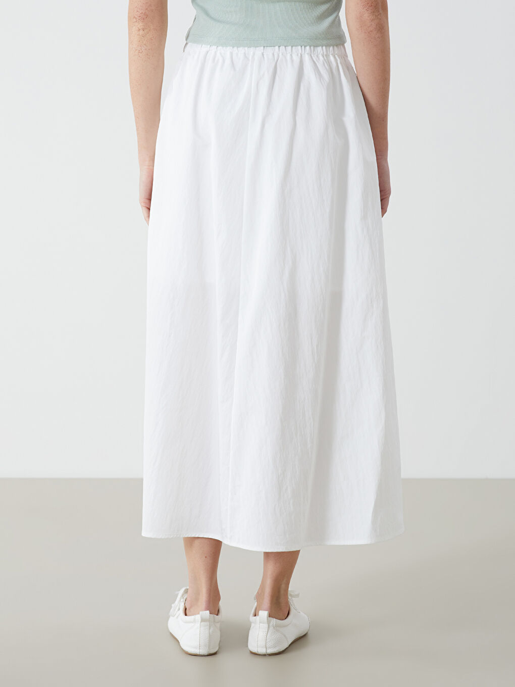 Elasticated Waist Women's Skirt -S5DK07Z8-J1F