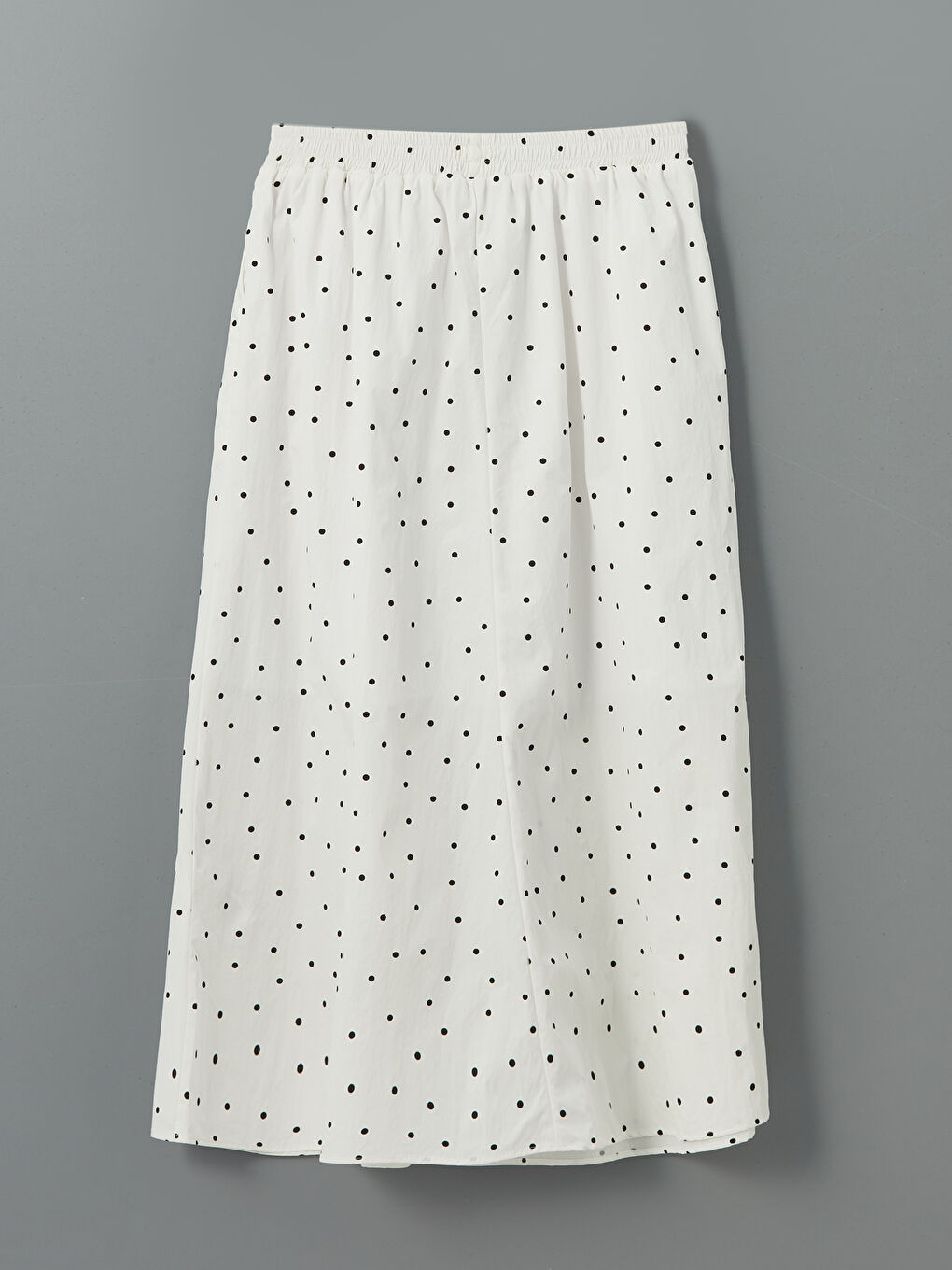 Elastic Waist Polka Dot Skirt -S5DK08Z8-J1F