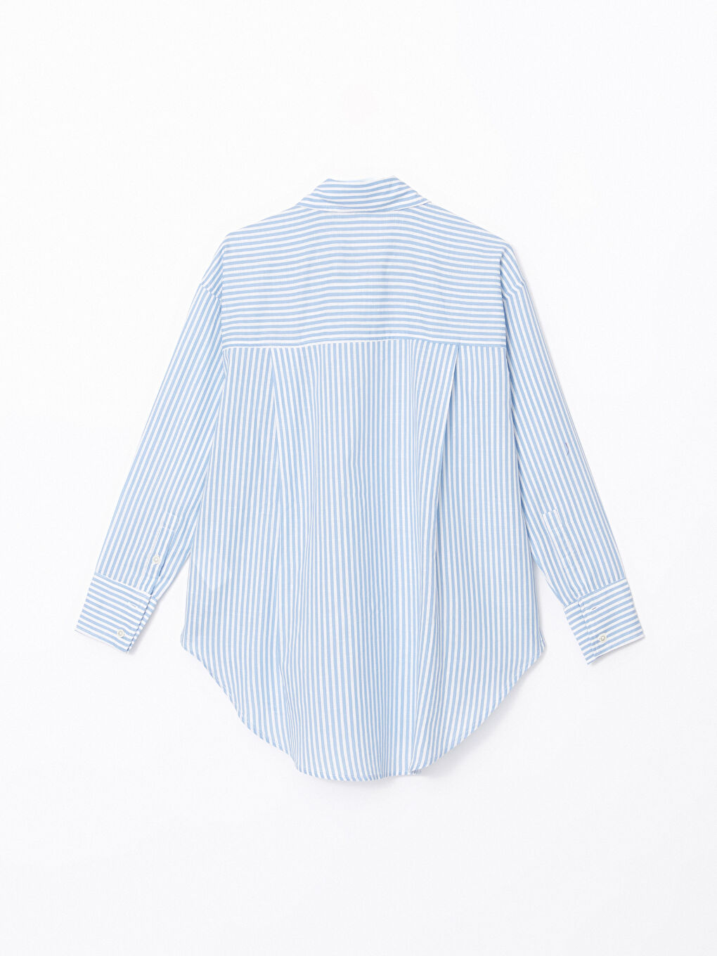 Striped Women's Shirt Tunic-5