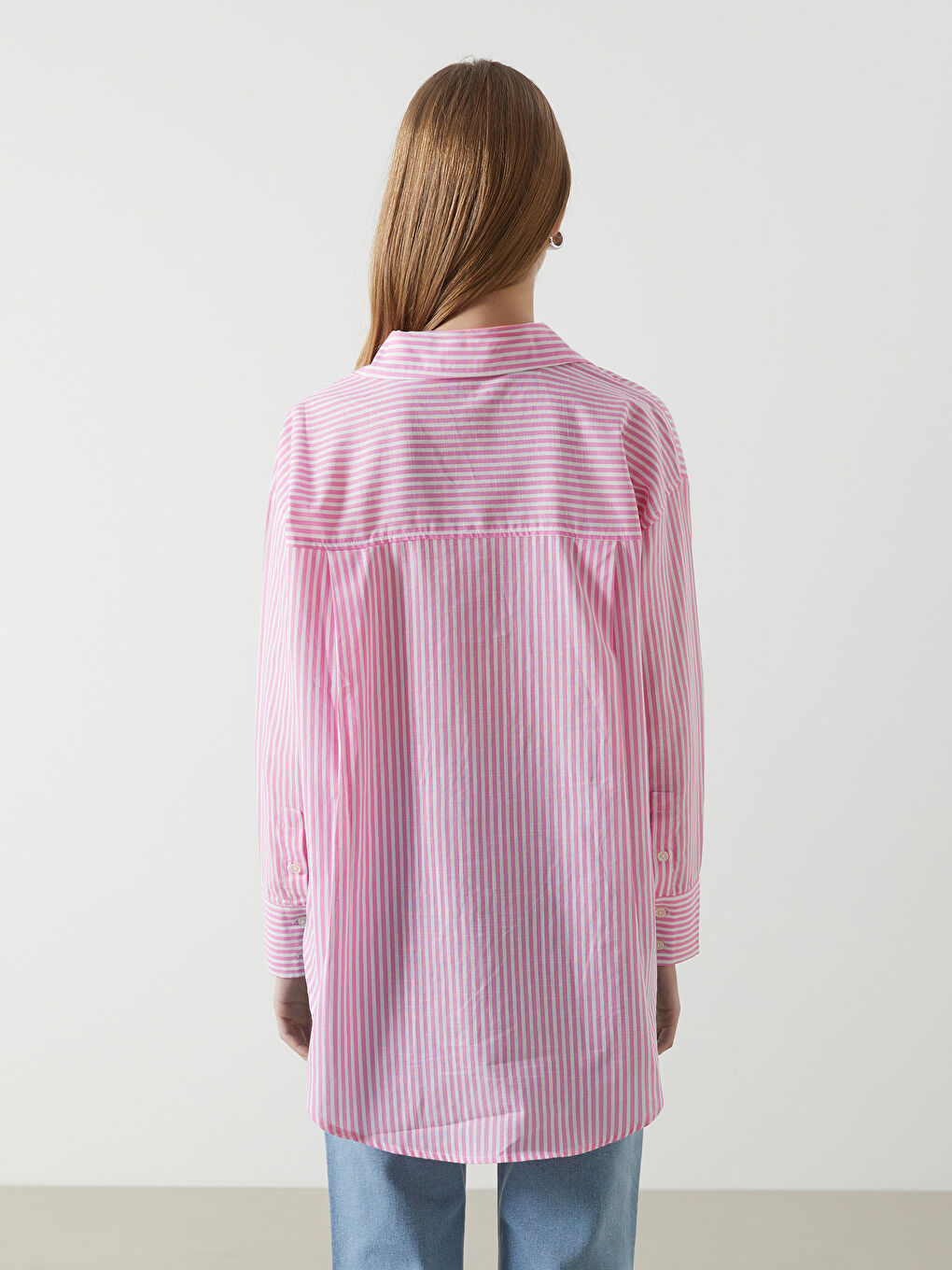 قميص تونيك للسيدات مخطط-3