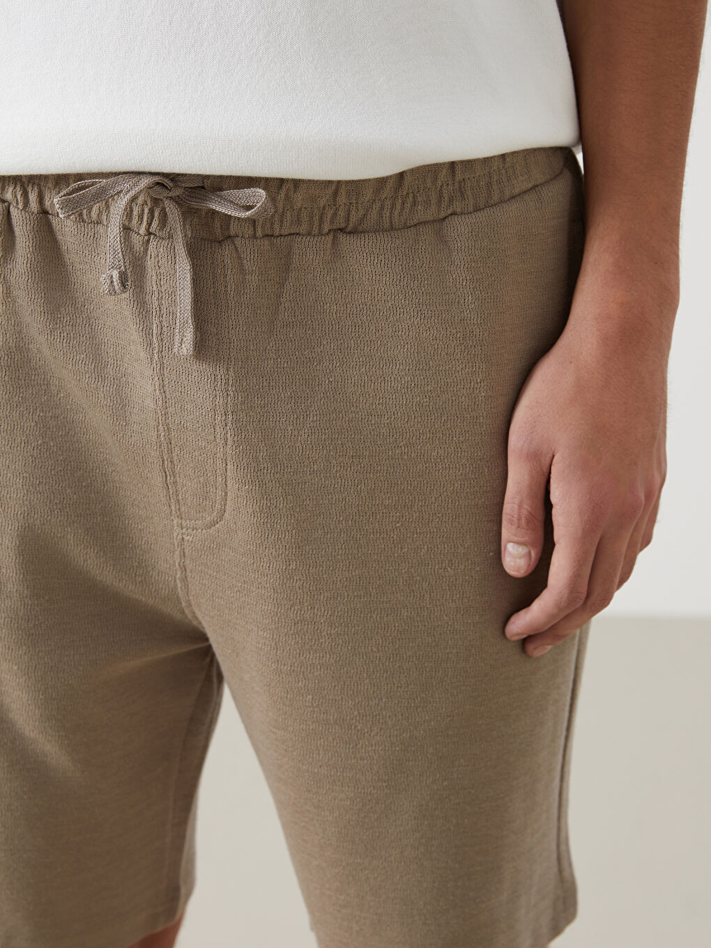 شورت للرجال بقصة عادية-4