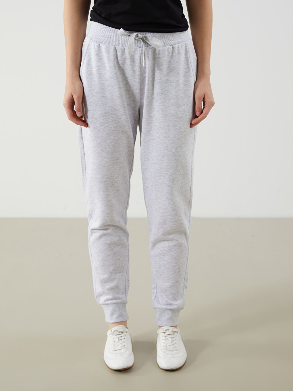 Elasticated Waist Women's Jogger Sweatpants -S5DK25Z8-EFN