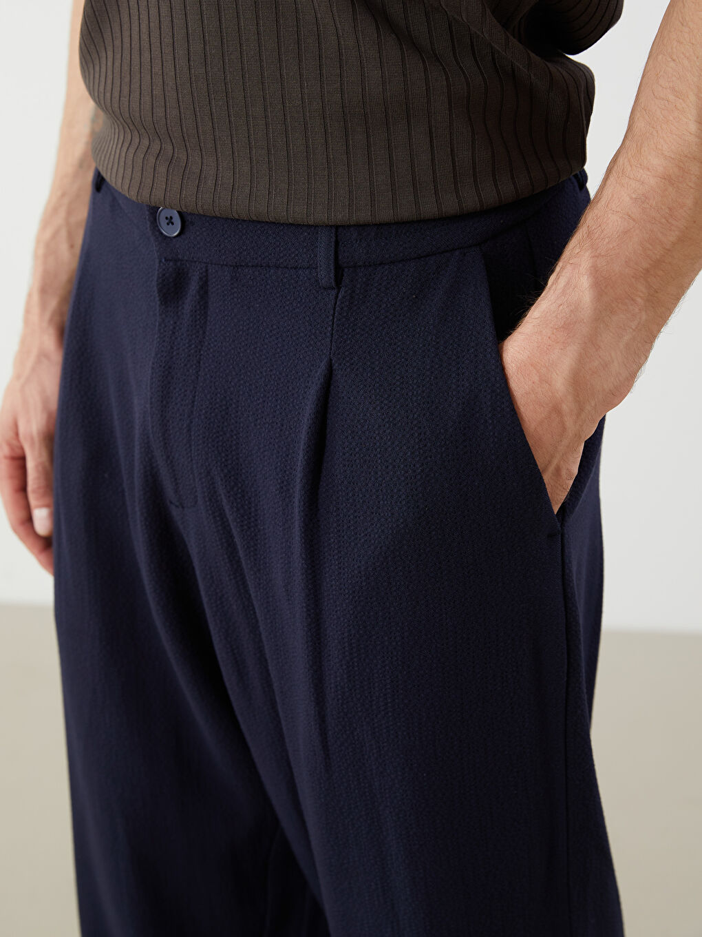 بنطلون رجالي بقصة عادية-2