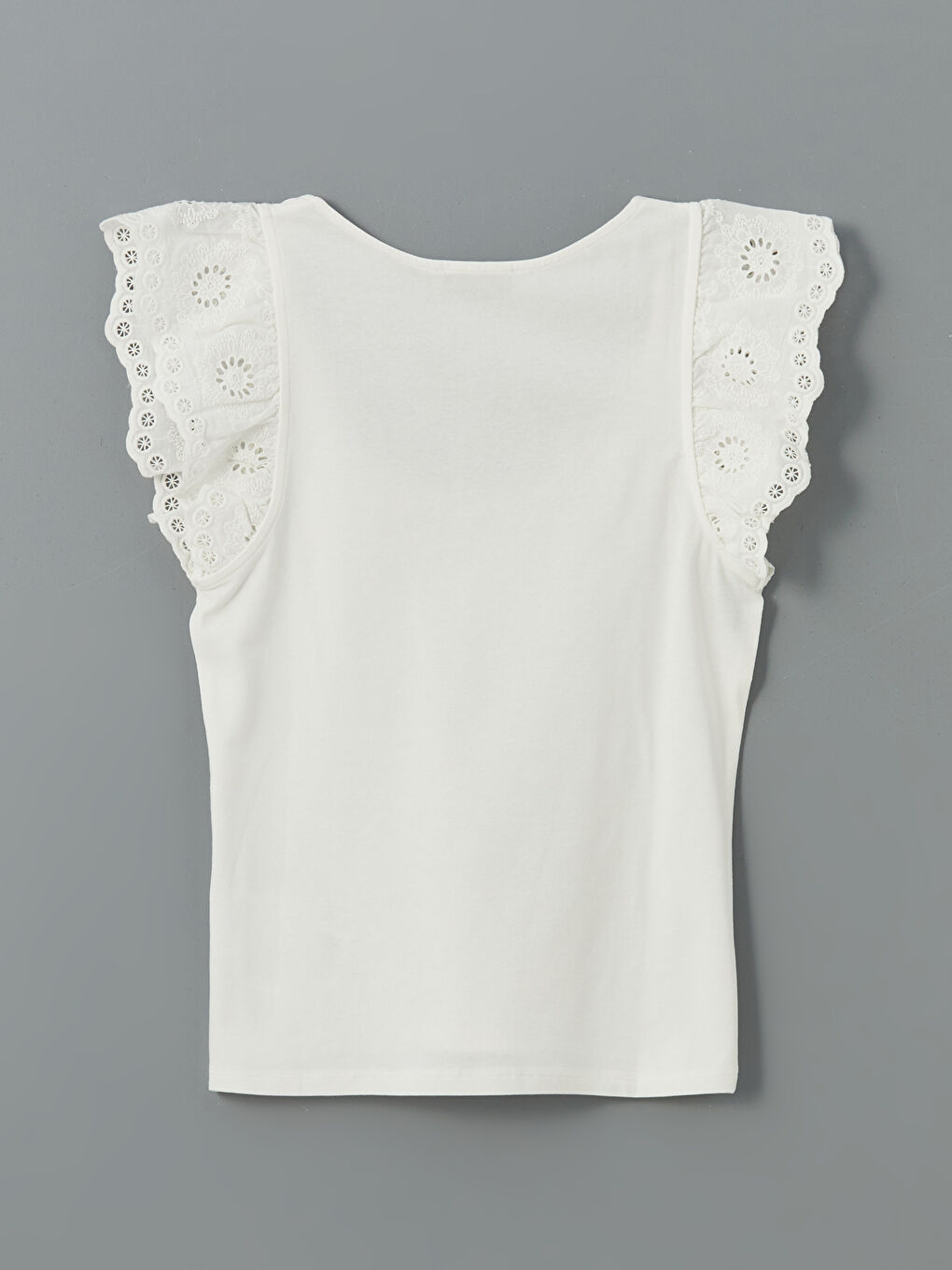 U Neck Lace Detailed Women's Tank Top -S5DK42Z8-R9J