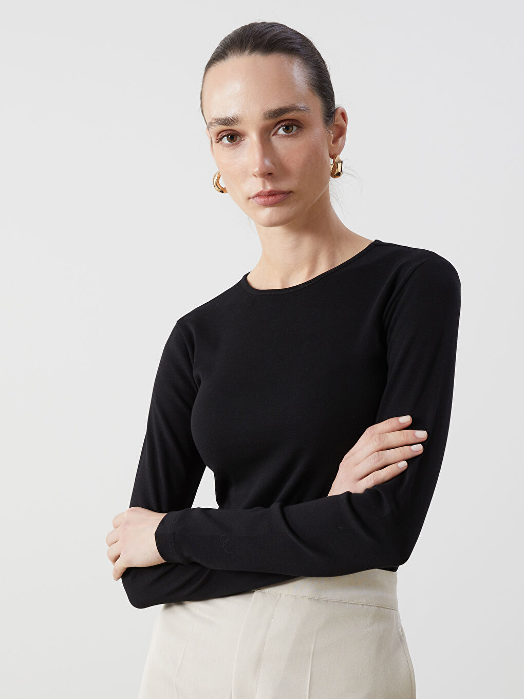 Crew Neck Women's Body -S5DK53Z8-CVL