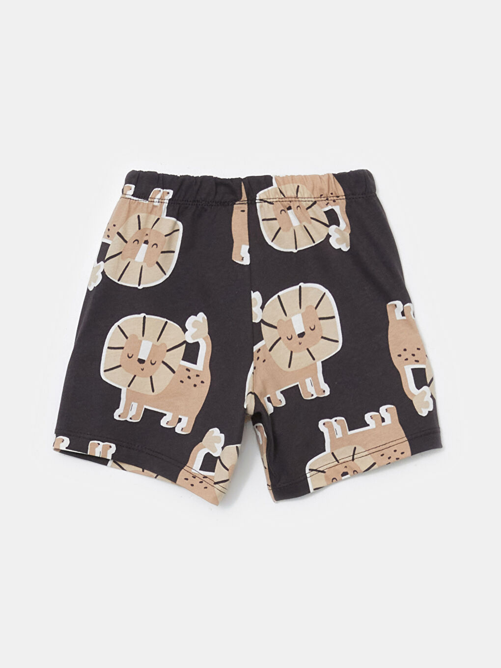 LCW baby Antrasit Beli Lastikli Baskılı Erkek Bebek Pijama Alt - 1