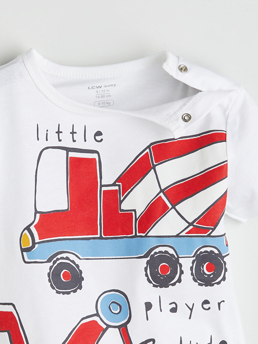 LCW baby Crew Neck Baby Boys Shortie Pyjama Set 2 Pack -S5DK83Z1-FFB