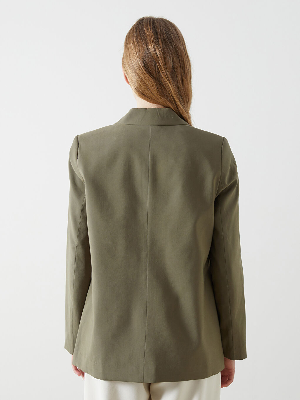 LCW Vision Linen Look Women's Blazer Jacket -S5DK88Z8-CTA