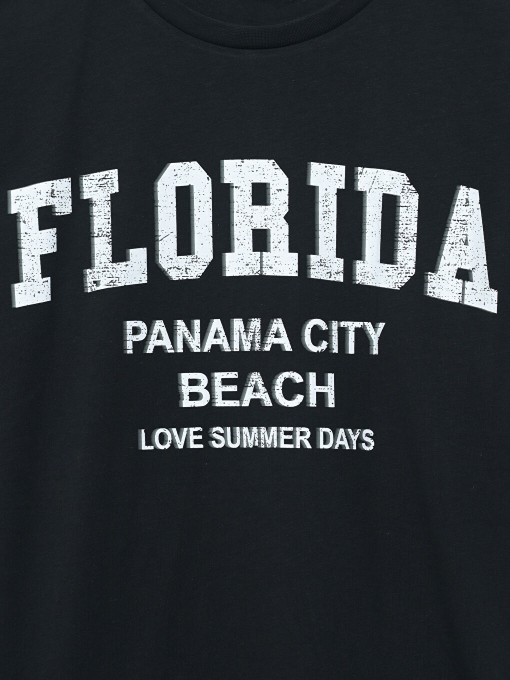 Crew Neck Florida Printed Women's T-Shirt -S5DL12Z8-CVL