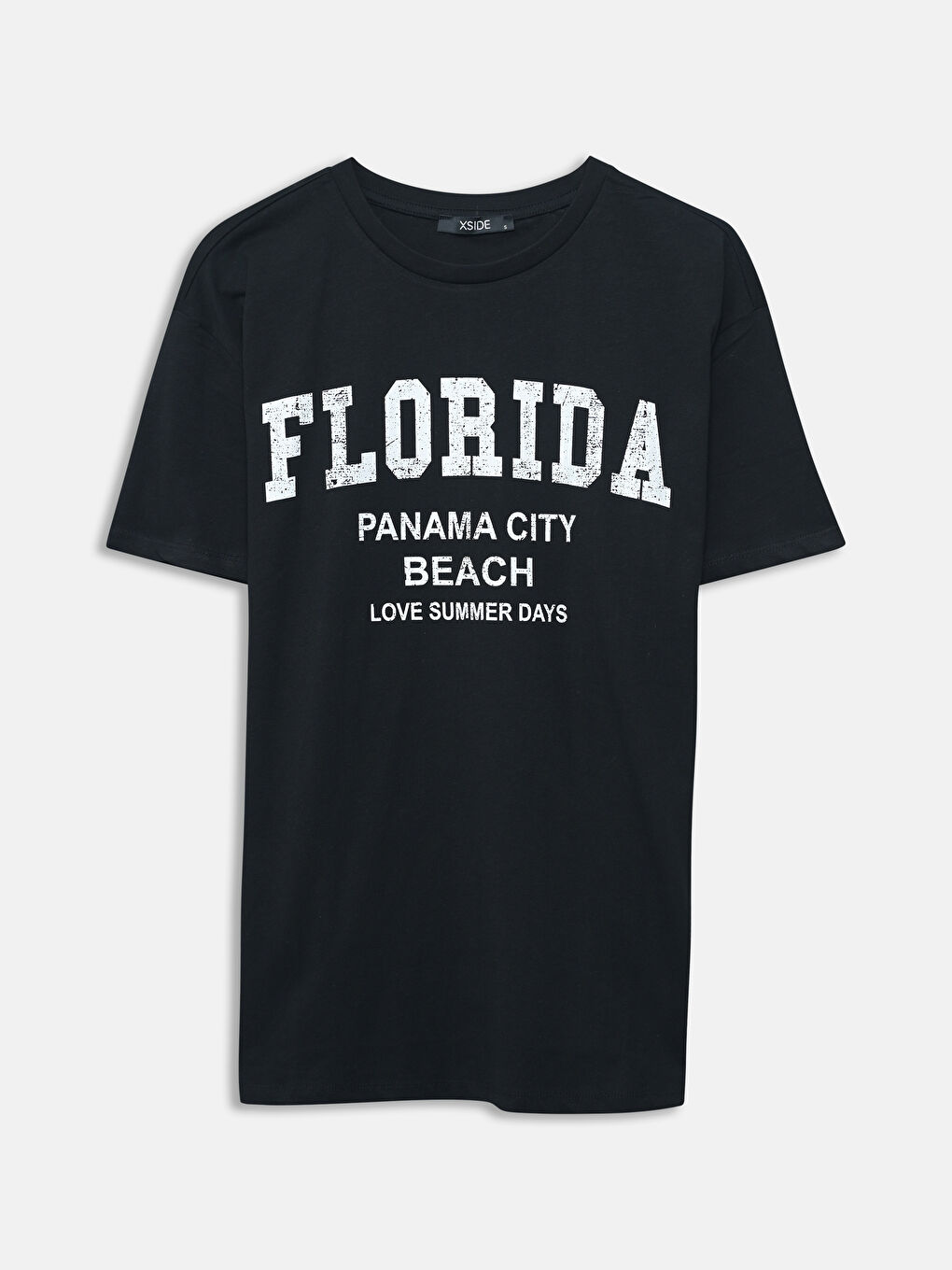 Crew Neck Florida Printed Women's T-Shirt -S5DL12Z8-CVL