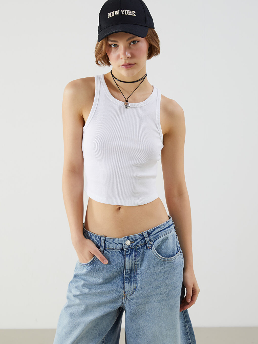 BELA Crop top Žena -S5DL31Z8-Q6K