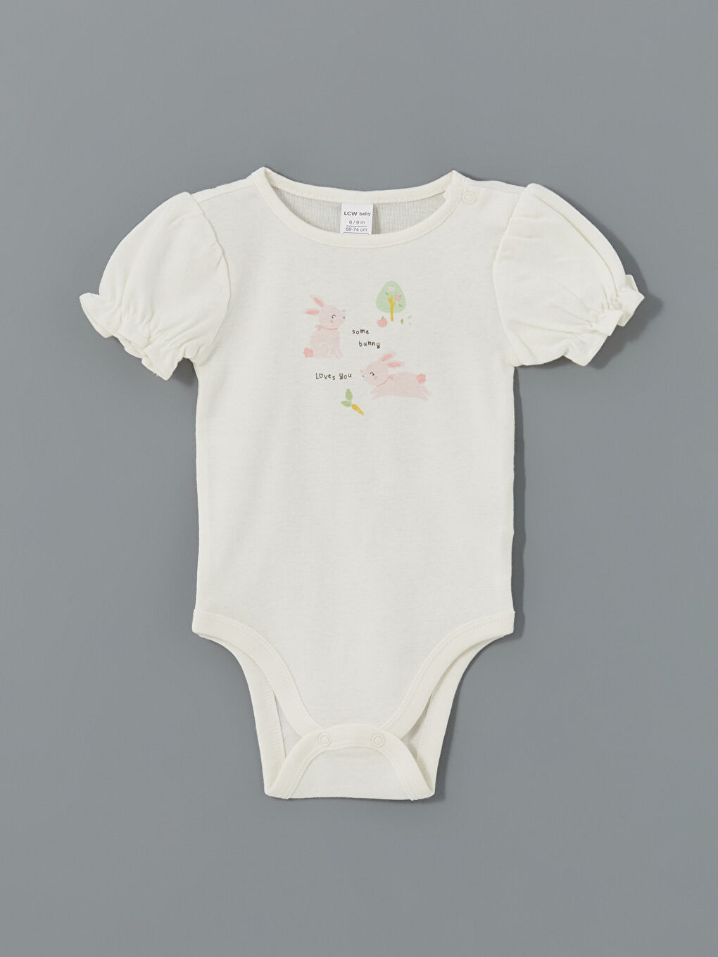 Baby Girl ECRU Bodysuit -S5DL44Z1-FDU
