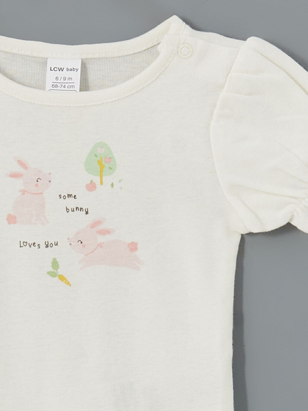 Baby Girl ECRU Bodysuit -S5DL44Z1-FDU