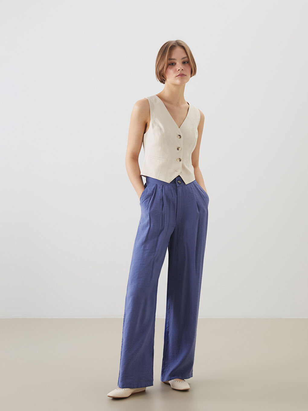 XSIDE Pantalone sa elastičnim strukom za žene -S5DL52Z8-CSH