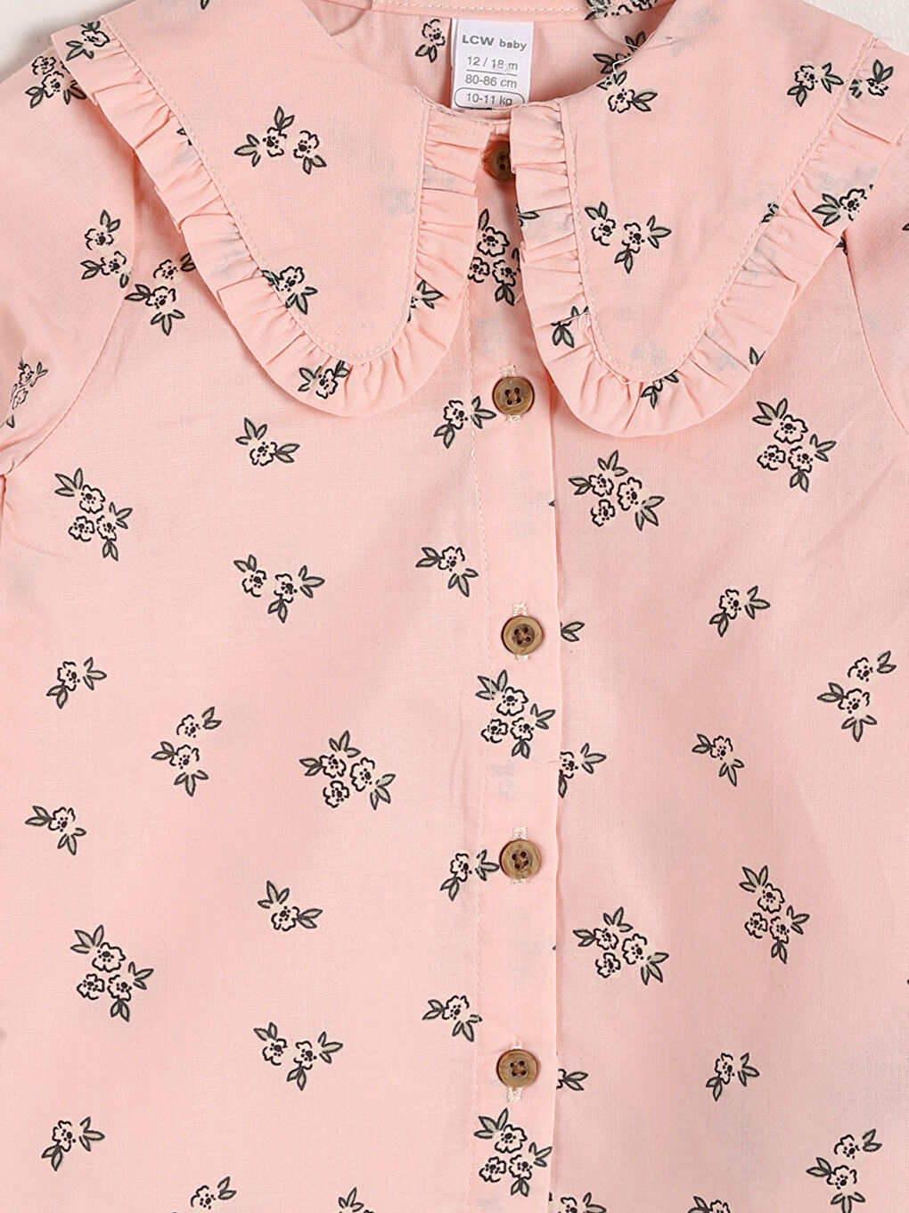 LC Waikiki Peter Pan Collar Baby Girls Shirt and Pants 2 Pack -S5DL61Z1-LT4
