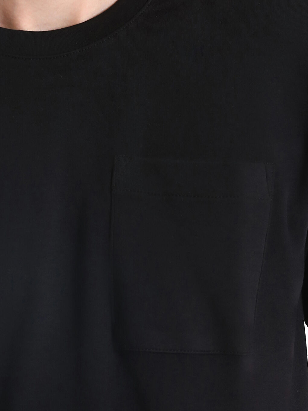 T-shirt à Manches Courtes pour Hommes avec Col Rond-2