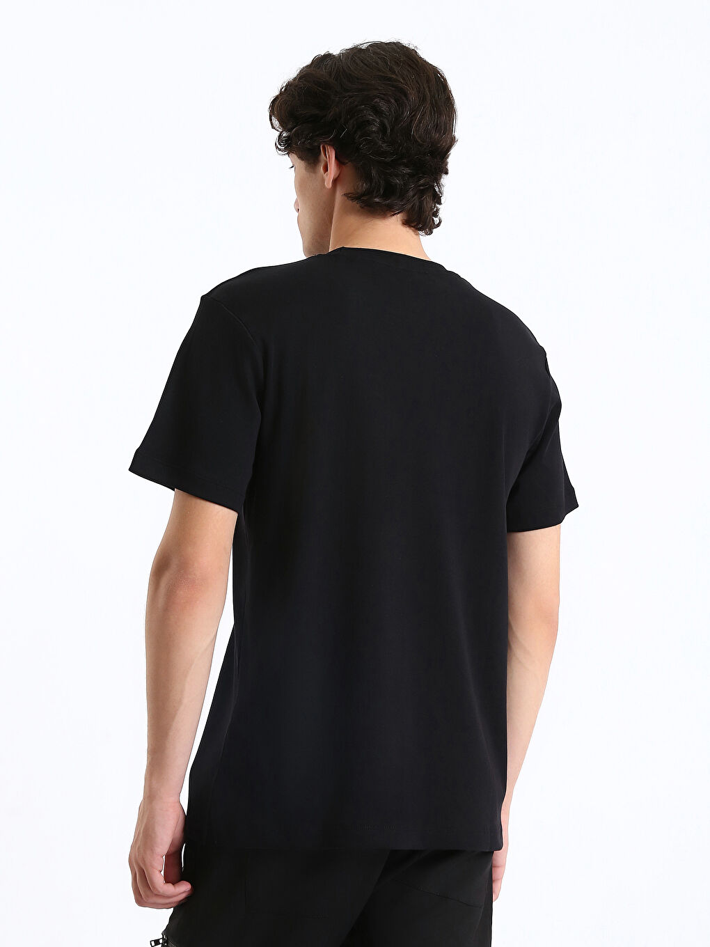 T-shirt à Manches Courtes pour Hommes avec Col Rond-4