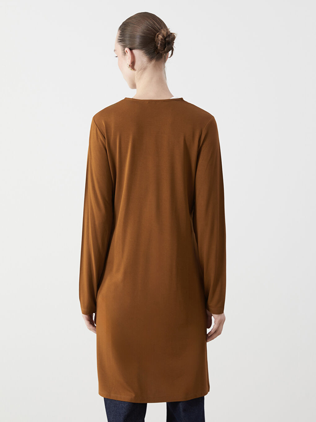 Plain Women's Jersey Cardigan -S5DM13Z8-HAX