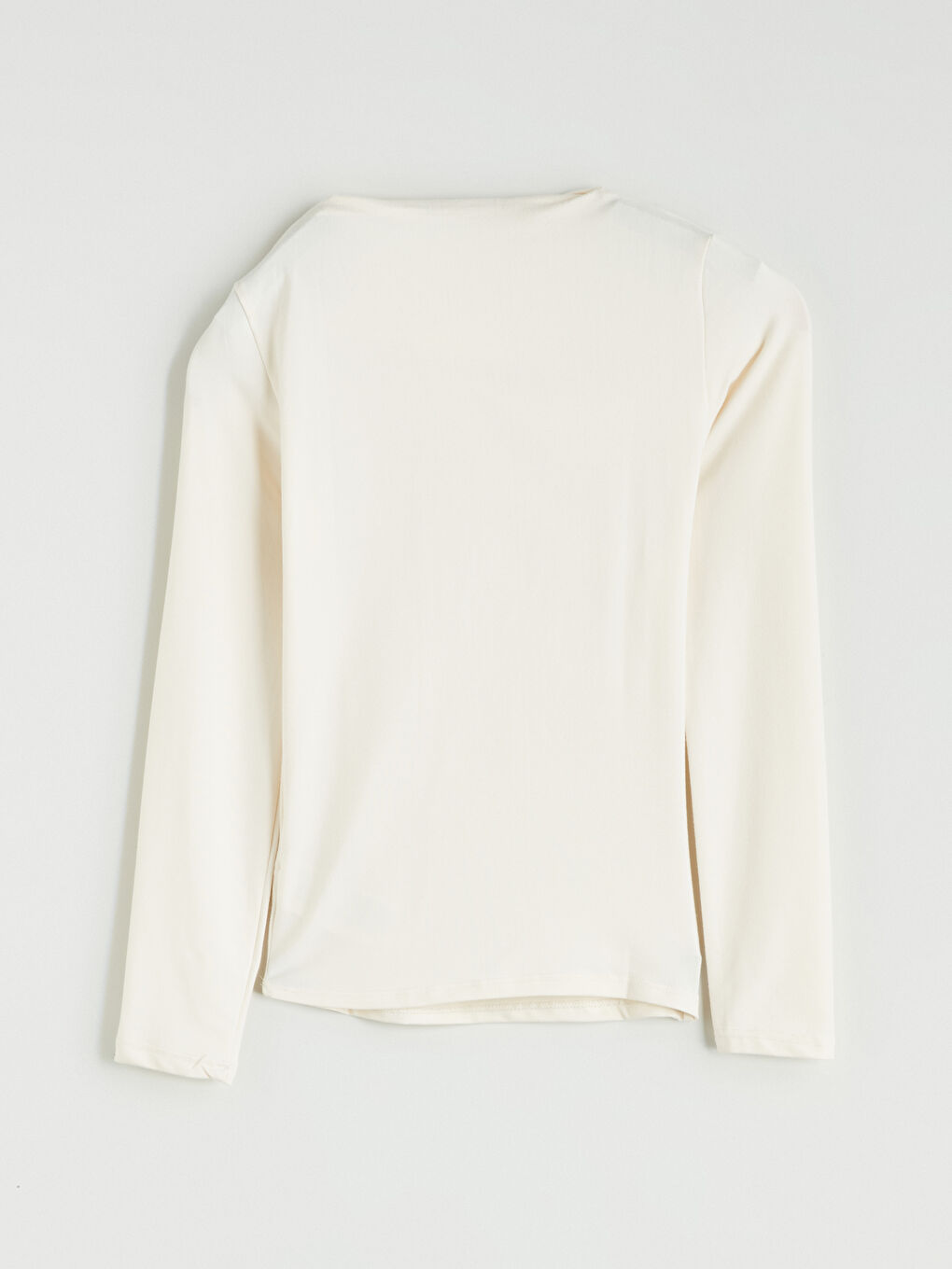 Blouse Froncée à Col Rond-5