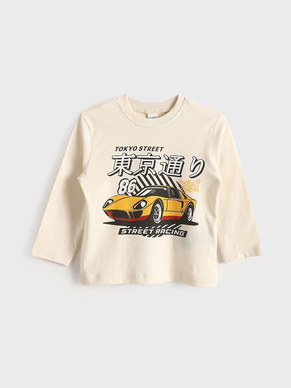 LCW baby Crew Neck Printed Boys' T-Shirt -S5DM78Z1-QVK