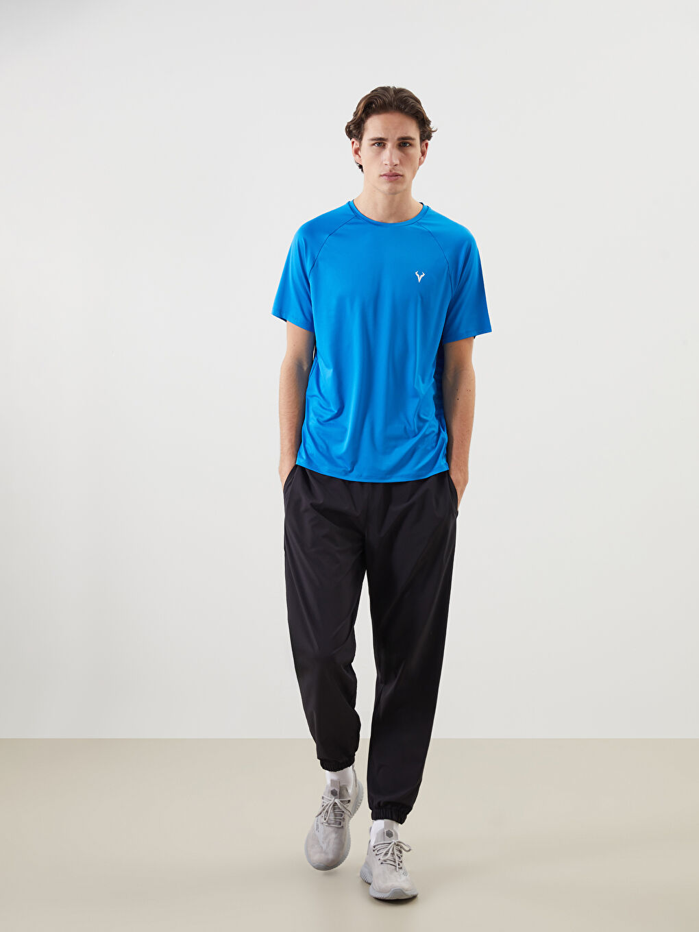 Crew Neck Men's Sports T-Shirt -S5DM96Z8-CRA