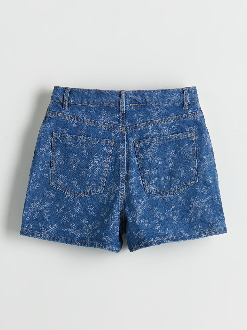 Woman INDIGO Denim Shorts -S5DN24Z8-311