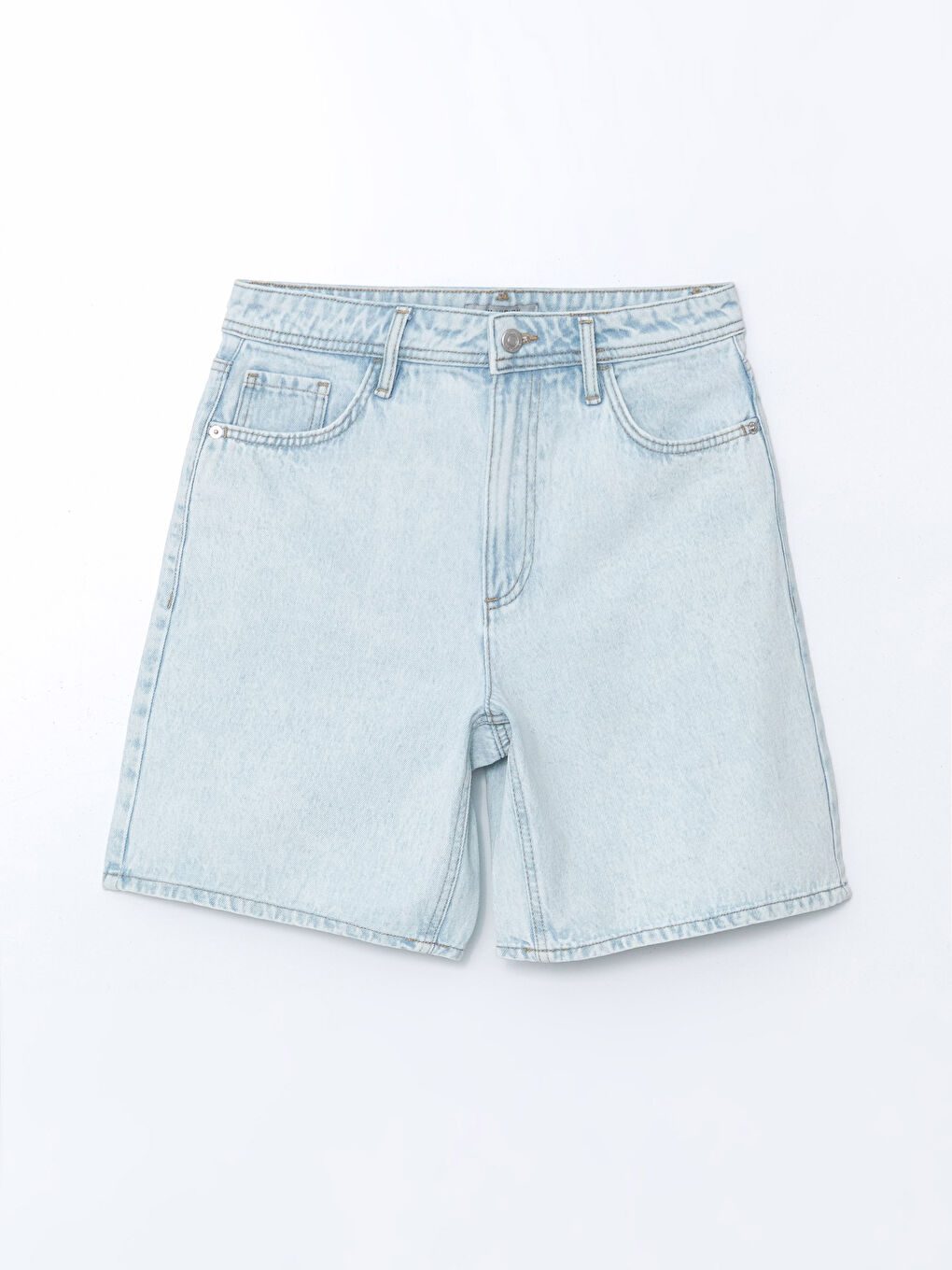 Regular Fit Women's Denim Shorts -S5DN25Z8-311