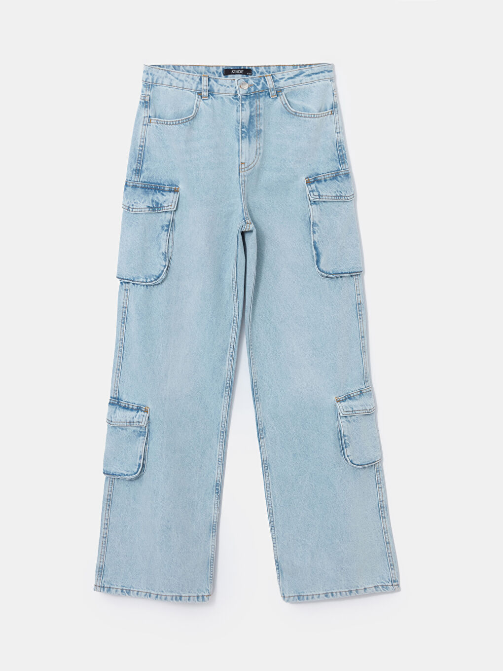 Ženske kargo pantalone širokih nogavica -S5DN52Z8-S54