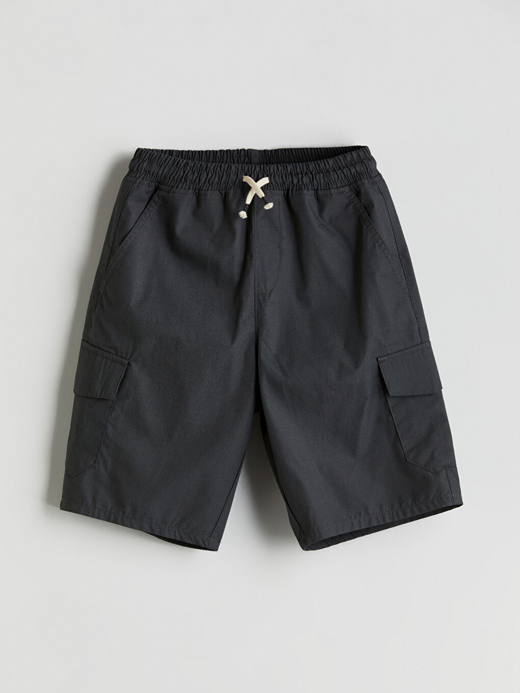 Boys' Cargo Shorts with Elastic Waist -S5DO46Z4-VFB