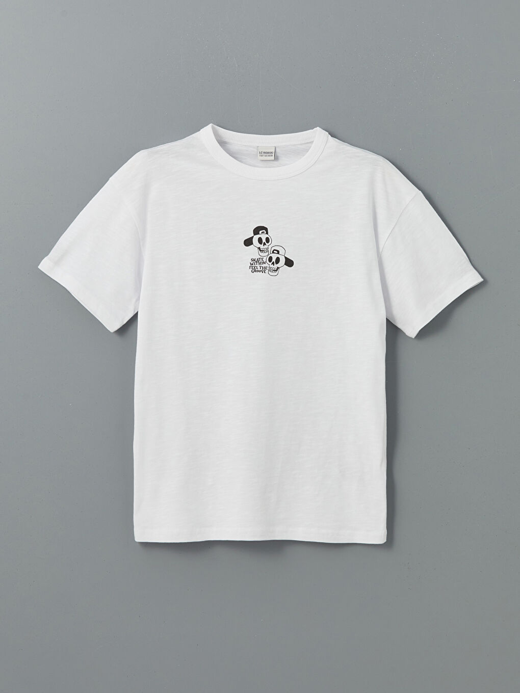Crew Neck Boys' T-Shirt -S5DO51Z4-Q6K