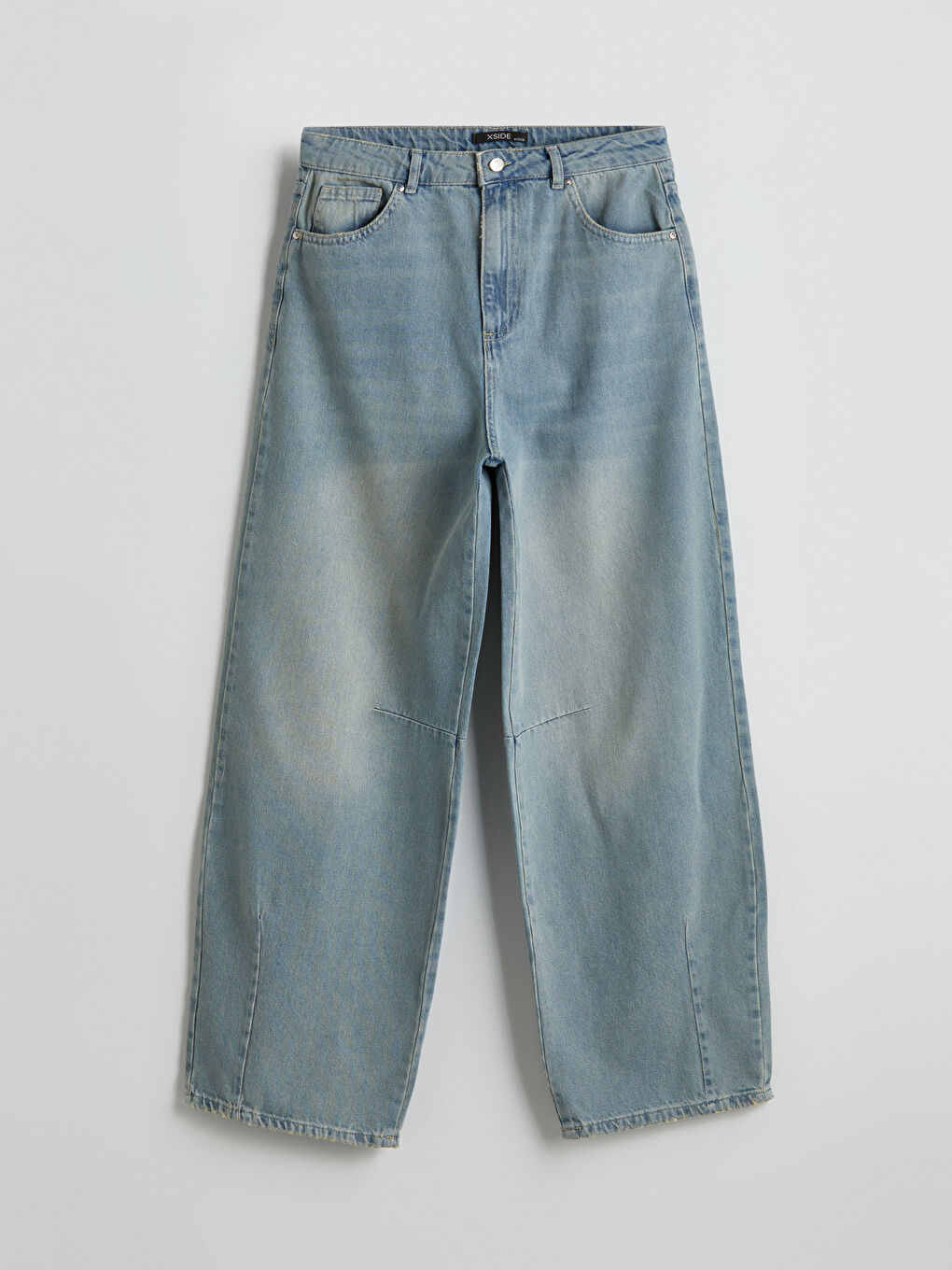 XSIDE Mavi Baggy Fit Kadın Jean Pantolon - 4