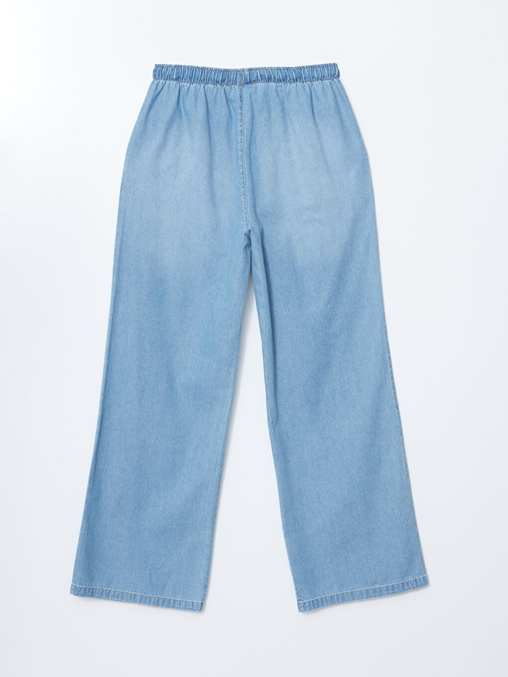 Wideleg Women's Jeans With Elastic Waist -S5DO66Z8-J0G