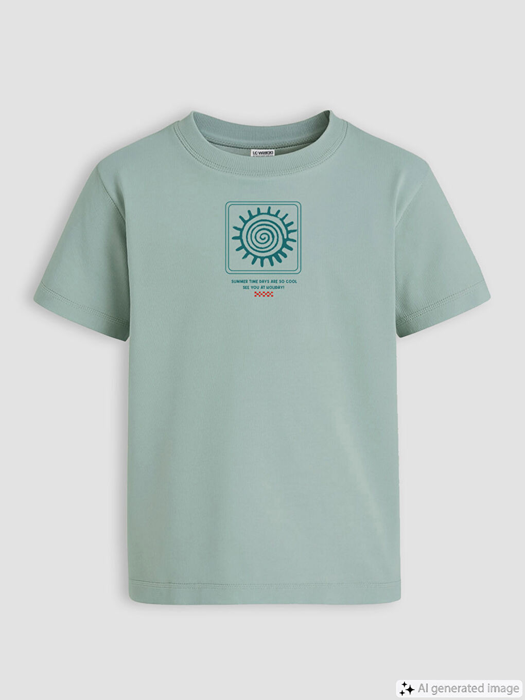 LCW Kids Crew Neck Boys' T-Shirt -S5DO68Z4-GJM