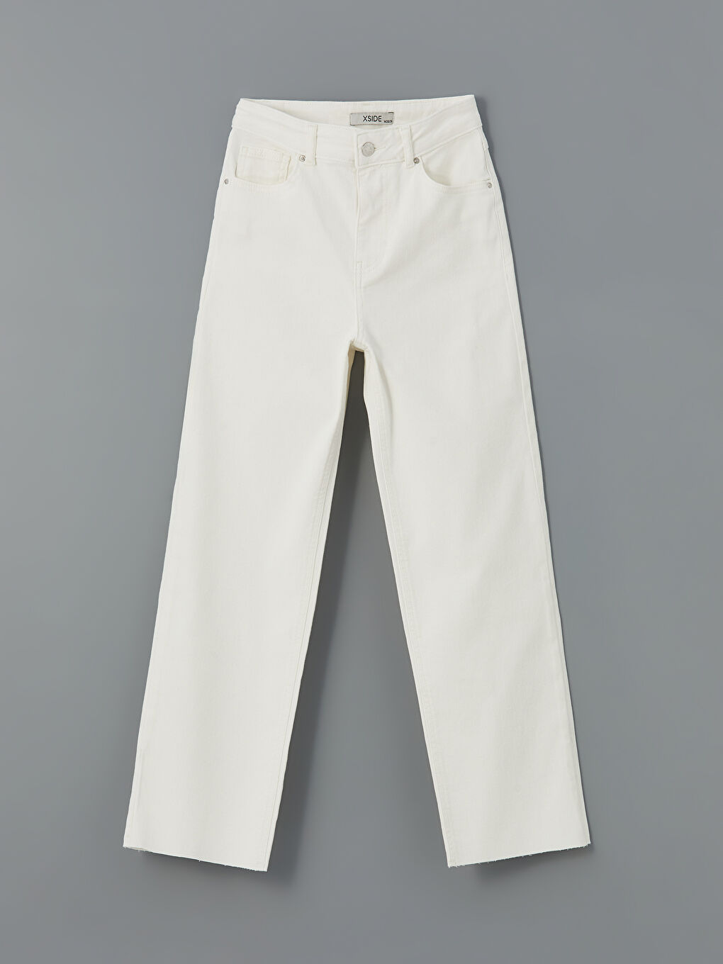 Straight Fit Women's Denim Trousers -S5DO70Z8-Q6K