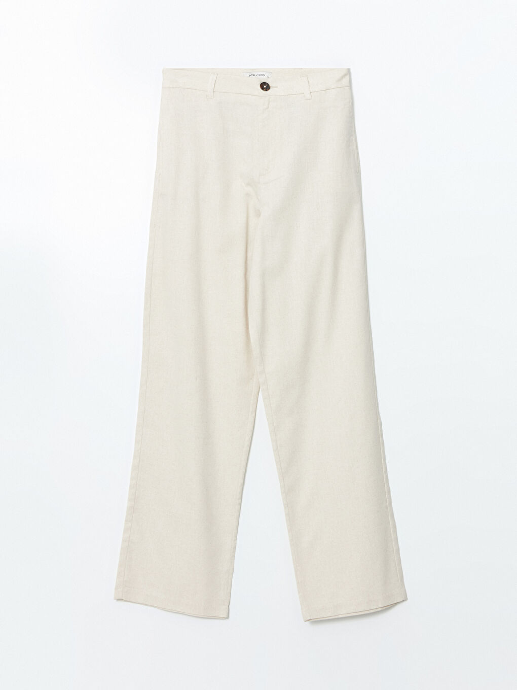 Ženske pantalone standardnog kroja od mešavine lana -S5DO80Z8-CR8