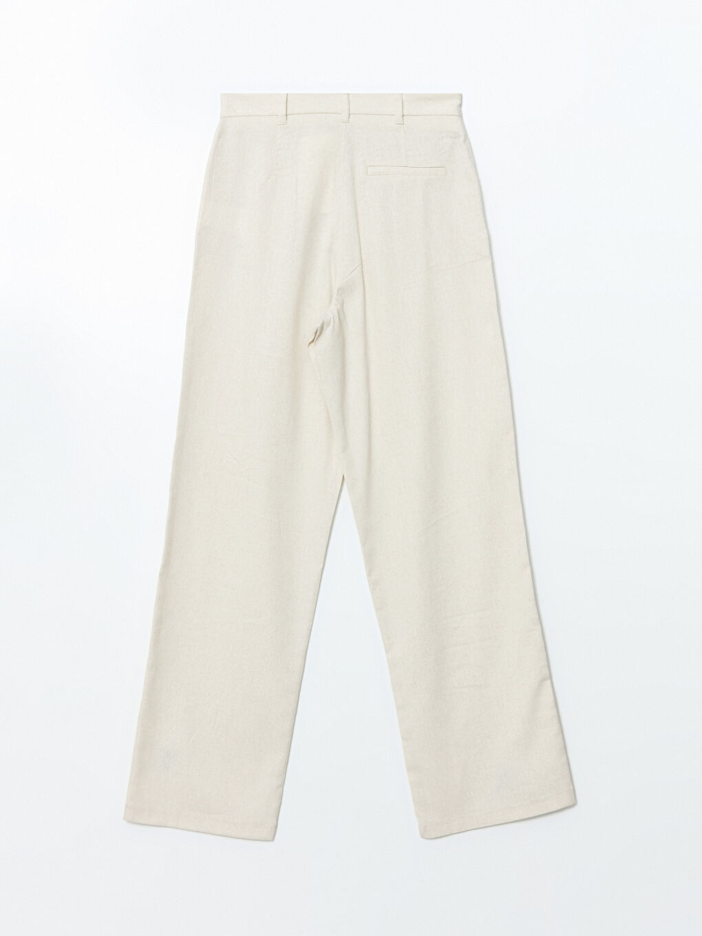 Ženske pantalone standardnog kroja od mešavine lana -S5DO80Z8-CR8