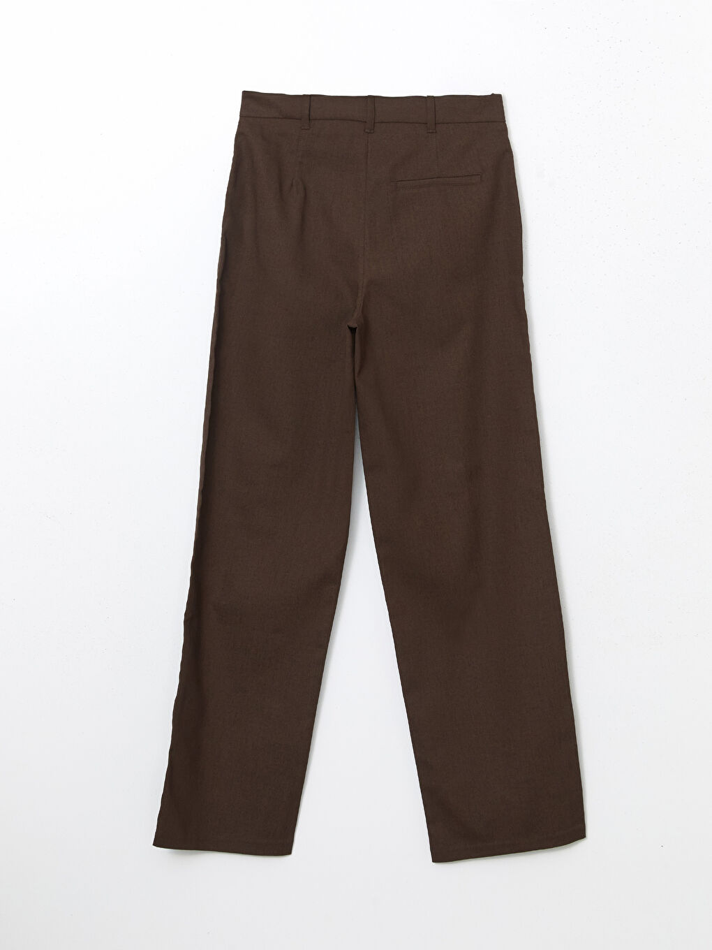 Standard Fit Linen Blend Women's Trousers -S5DO81Z8-D7V