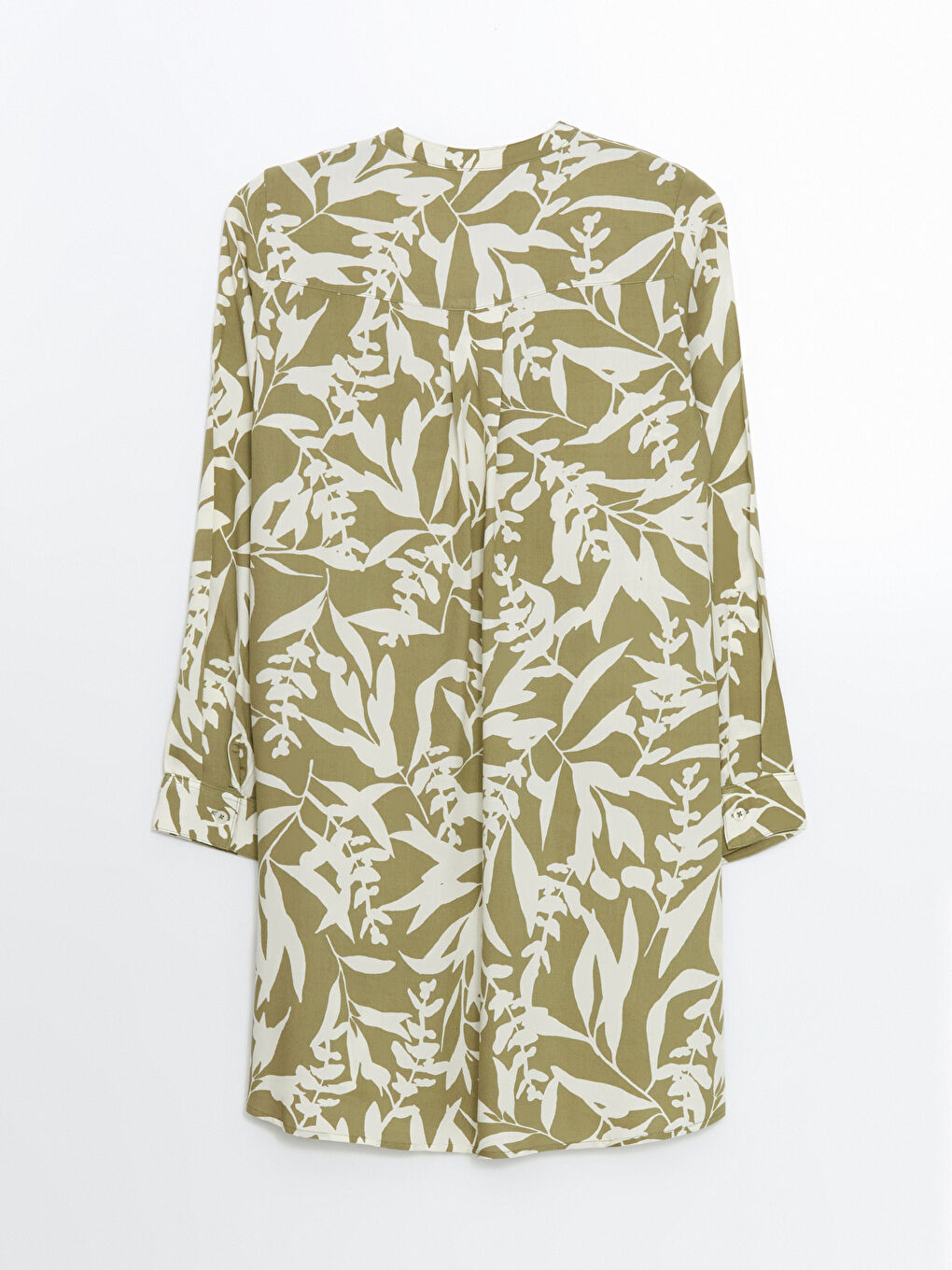 Grandad Collar Floral Women's Shirt Tunic -S5DO92Z8-LRR