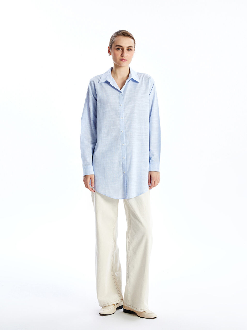 Loose Fit Women's Shirt Tunic -S5DP07Z8-S0S
