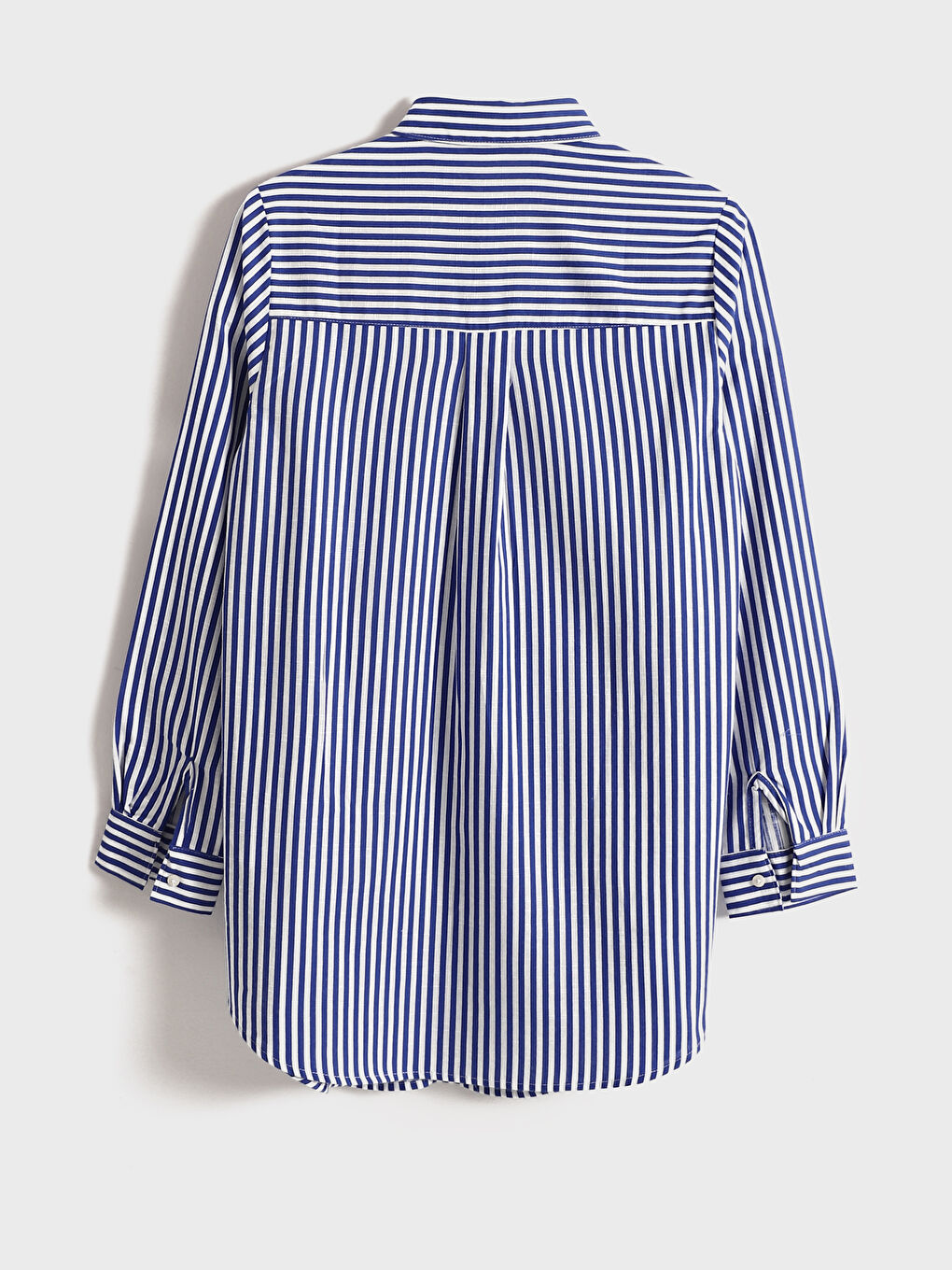 Striped Long Sleeve Women's Shirt Tunic -S5DP08Z8-LEN