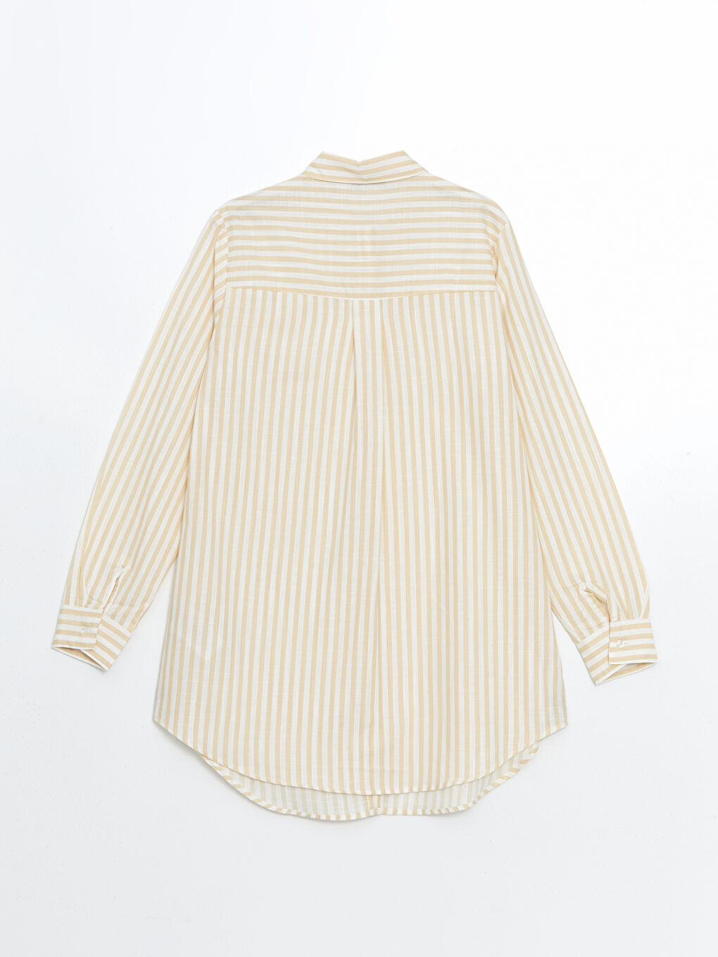 Striped Poplin Women's Shirt Tunic -S5DP08Z8-ELZ