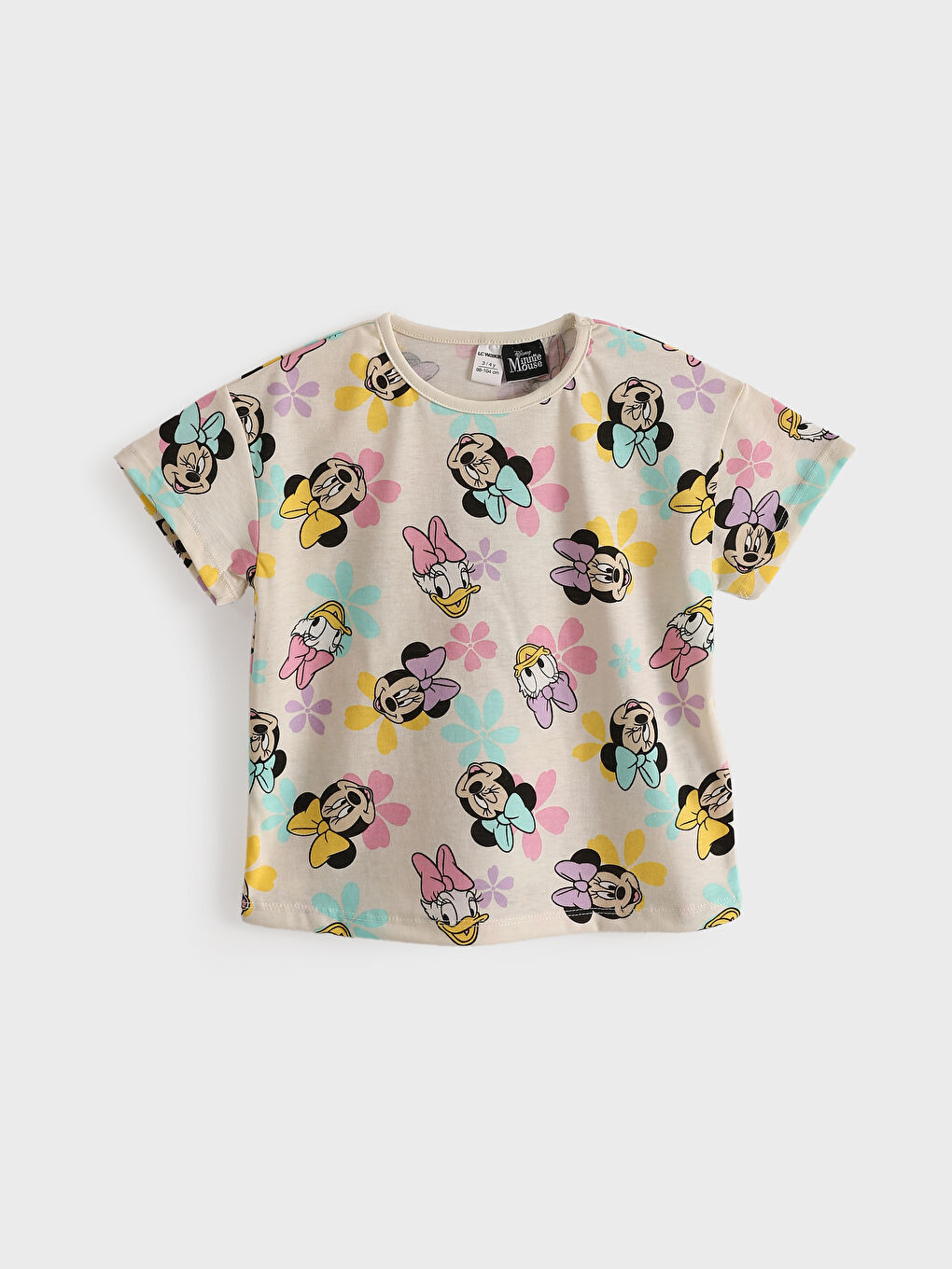 LCW baby Minnie Mouse Printed Girls T-Shirt and Leggings 2 Pack -S5DP21Z1-F9C