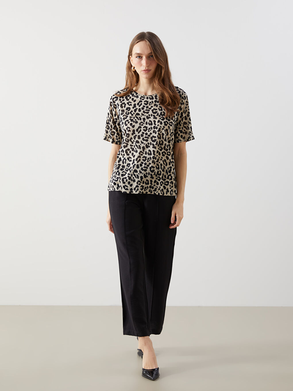 Elasticated Waist Pleated Women's Cigarette Trousers -S5DP88Z8-CVL