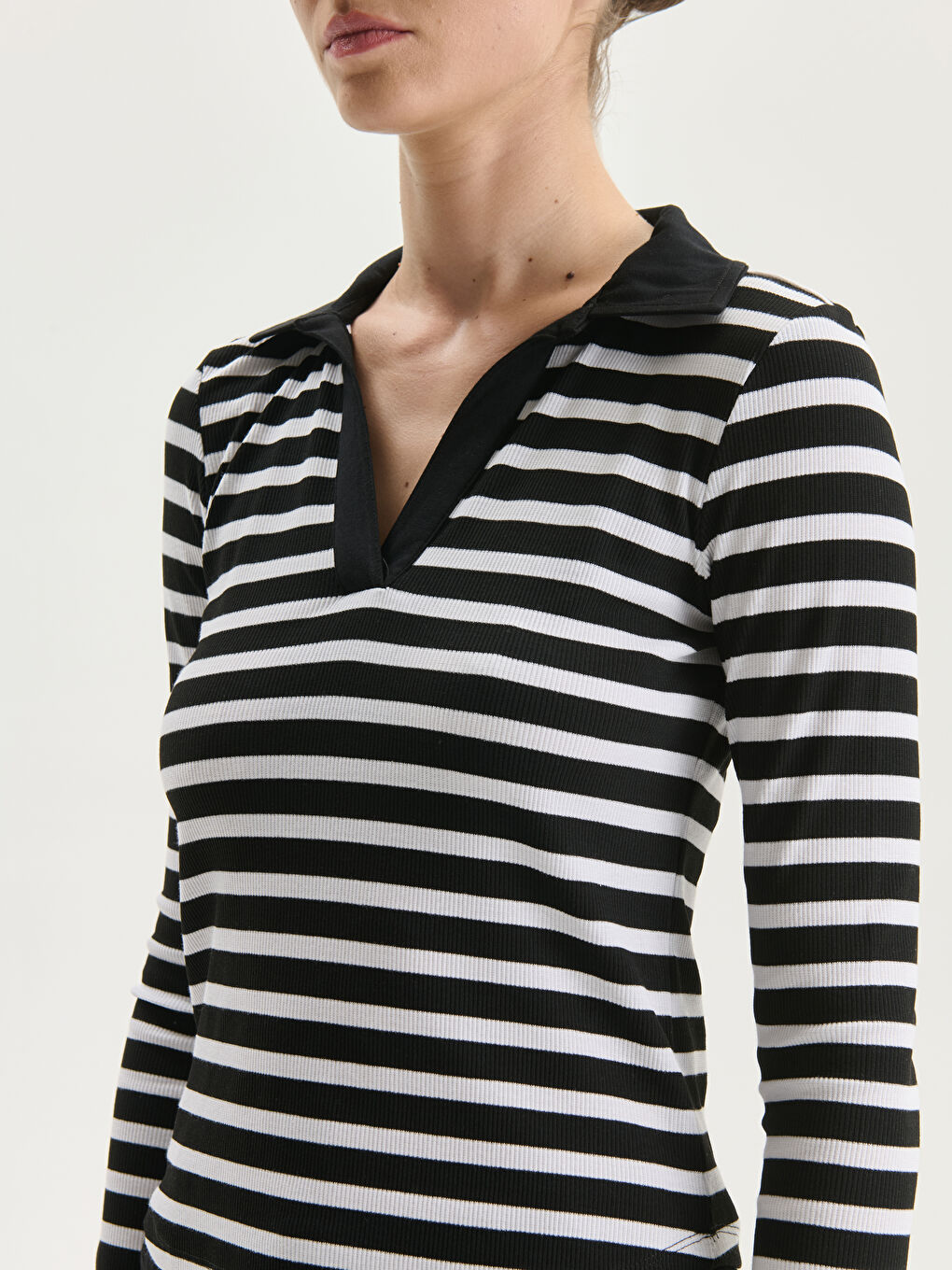 Водолазка Полосатый Женское Боди-2