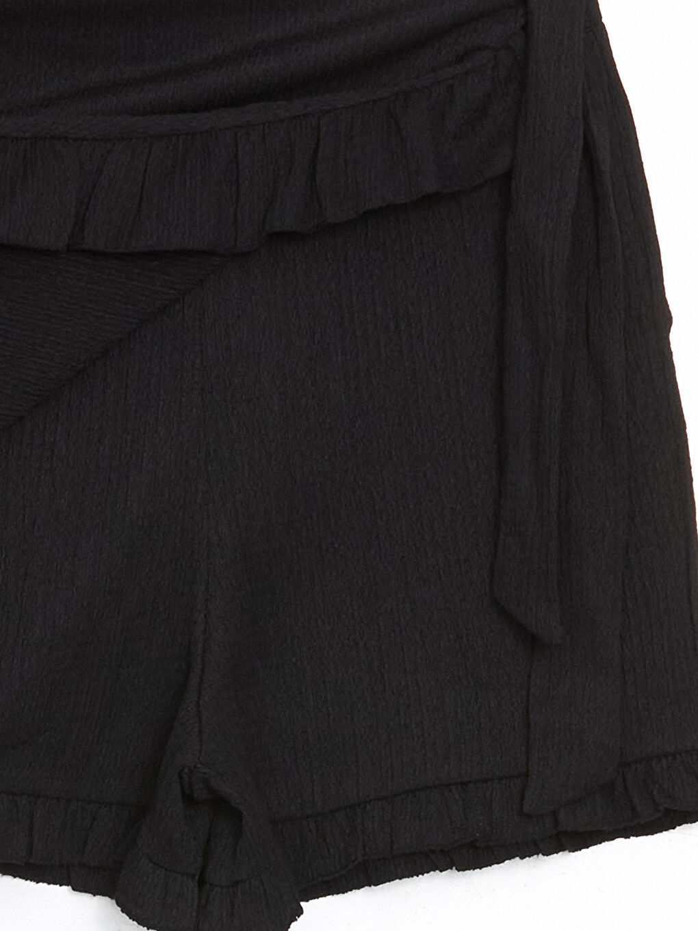 Elastic Waist Textured Skort -S5DQ76Z8-CVL